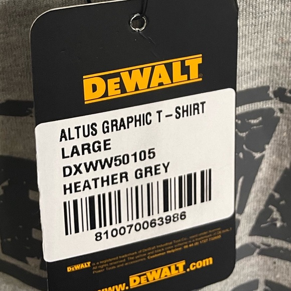 DeWalt T-shirt size Large NWT - Picture 6 of 6